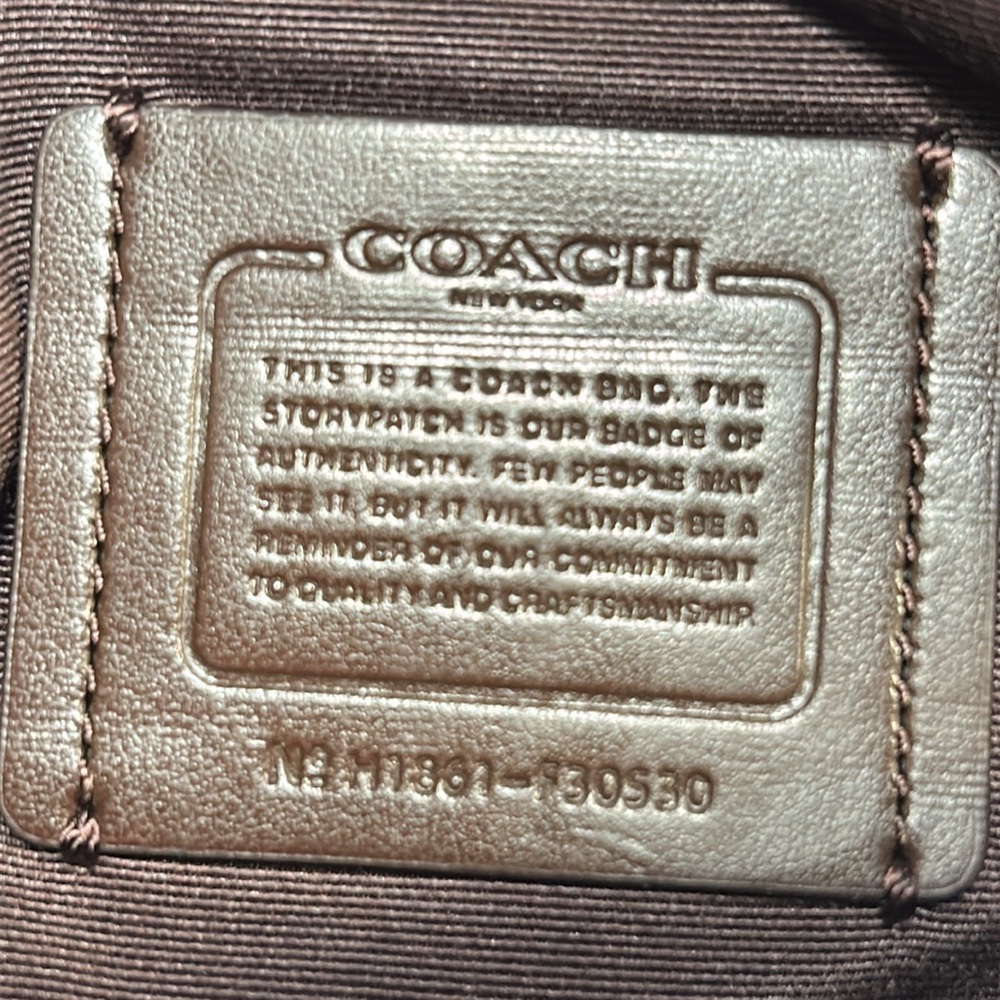 Coach Small Backpack Pebbled Leather - image 6